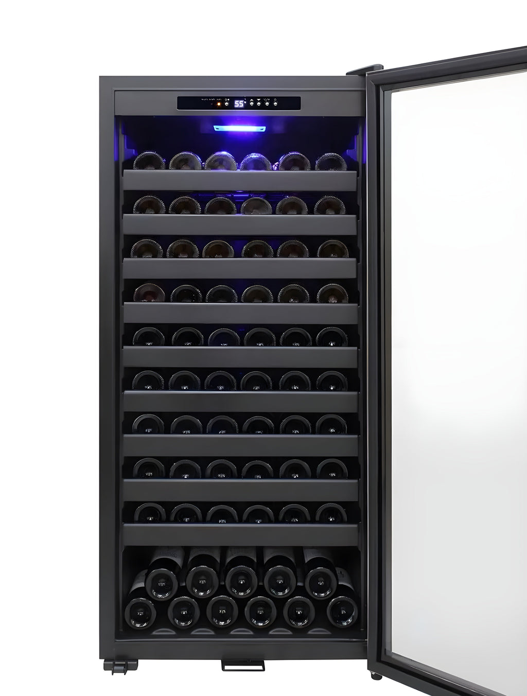 Vinotemp 114-Bottle Freestanding Single-Zone Wine Cooler - EL-100SBB