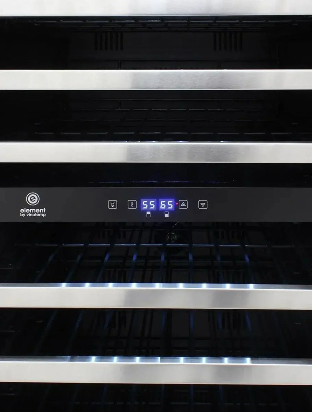 Vinotemp Dual-Zone Wine Cooler - EL-142SDST