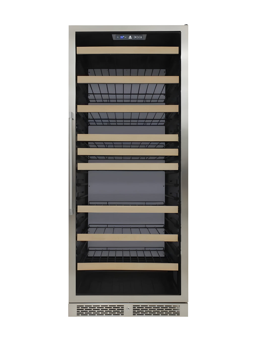 Vinotemp 173-Bottle White Backlit Panel Commercial Single-Zone Wine Cooler - EL-300DSWL