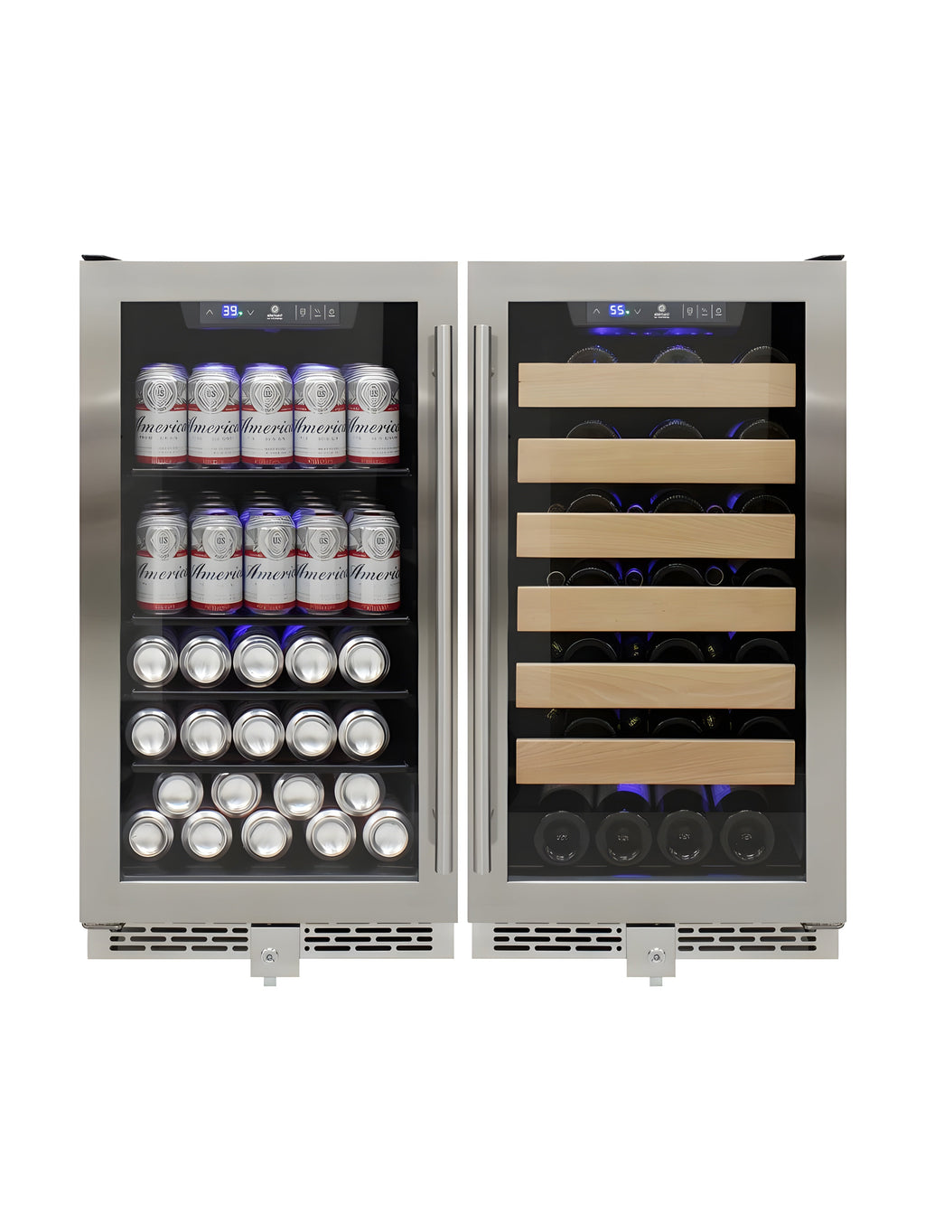 Vinotemp Connoisseur Series 40 Single Zone Beverage Cooler - EL-40WCBC
