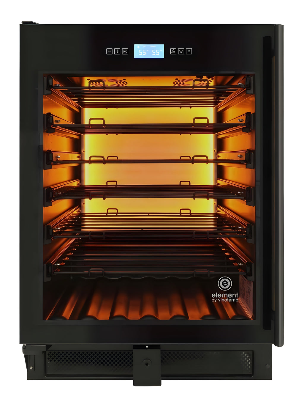 Vinotemp 41-Bottle Single-Zone Wine Cooler (Black) - Left Hinge - EL-WCU110-02