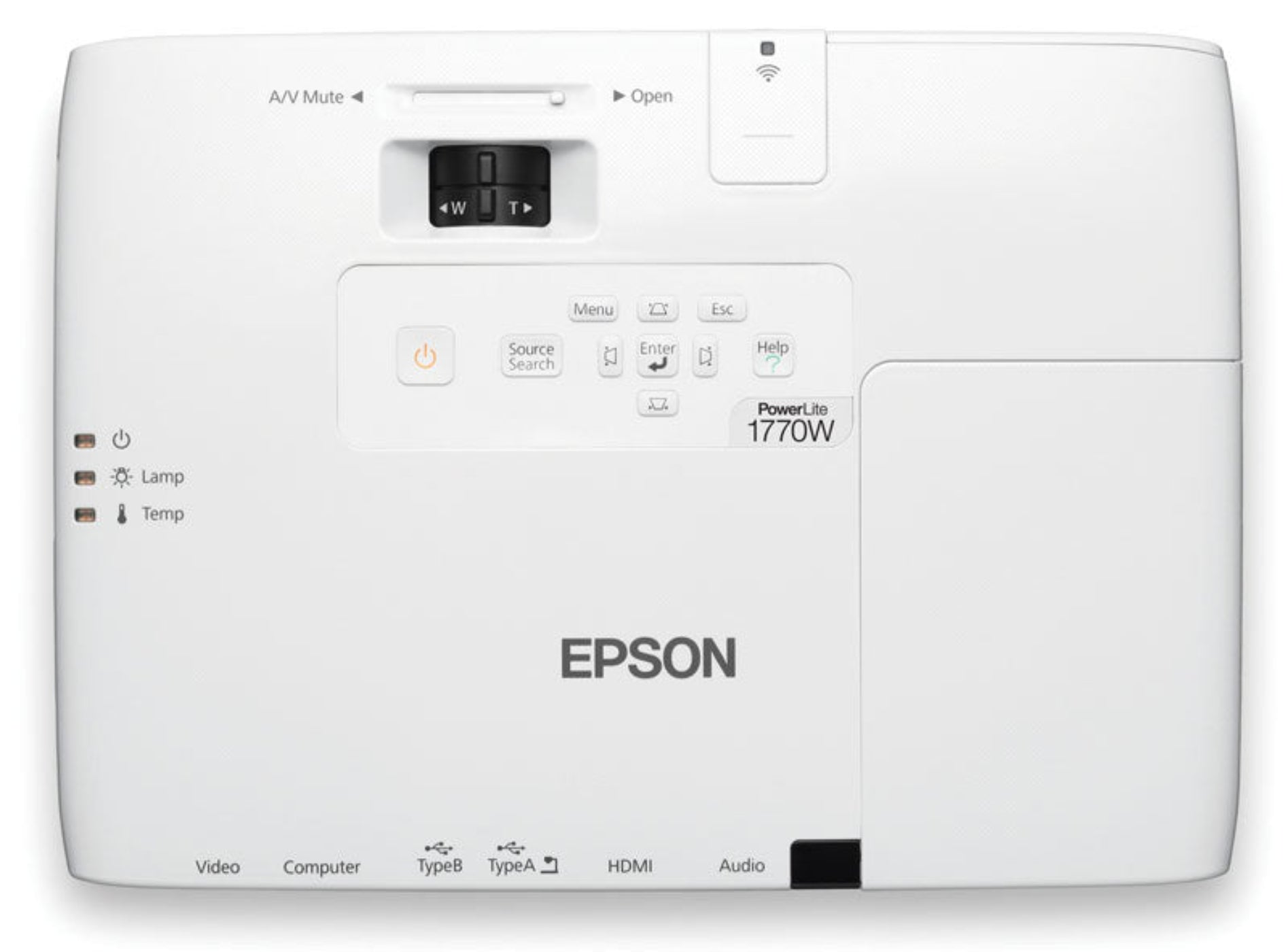 Epson PowerLite 1770W 3LCD Projector V11H362020 - V11H362020