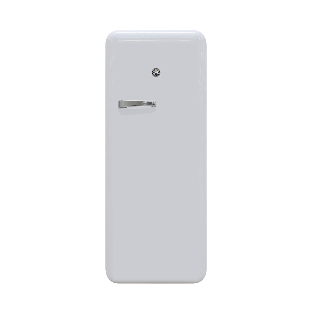 Vinotemp Retro Refrigerator, in White - BR-RETRO-01-W