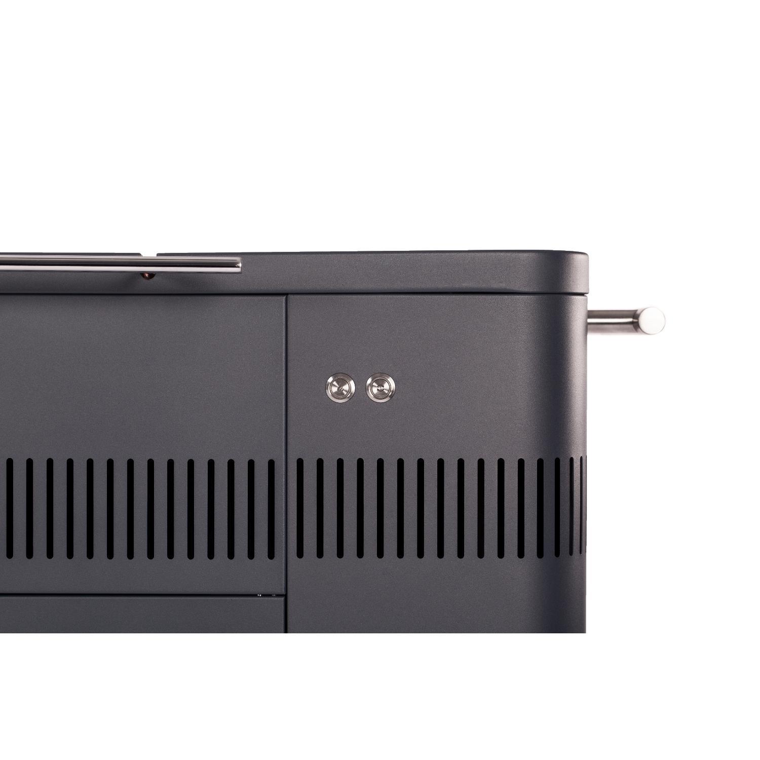Everdure By Heston Blumenthal HUB ll 54-Inch Charcoal Grill With Rotisserie & Electronic Ignition  - HBCE2BUS