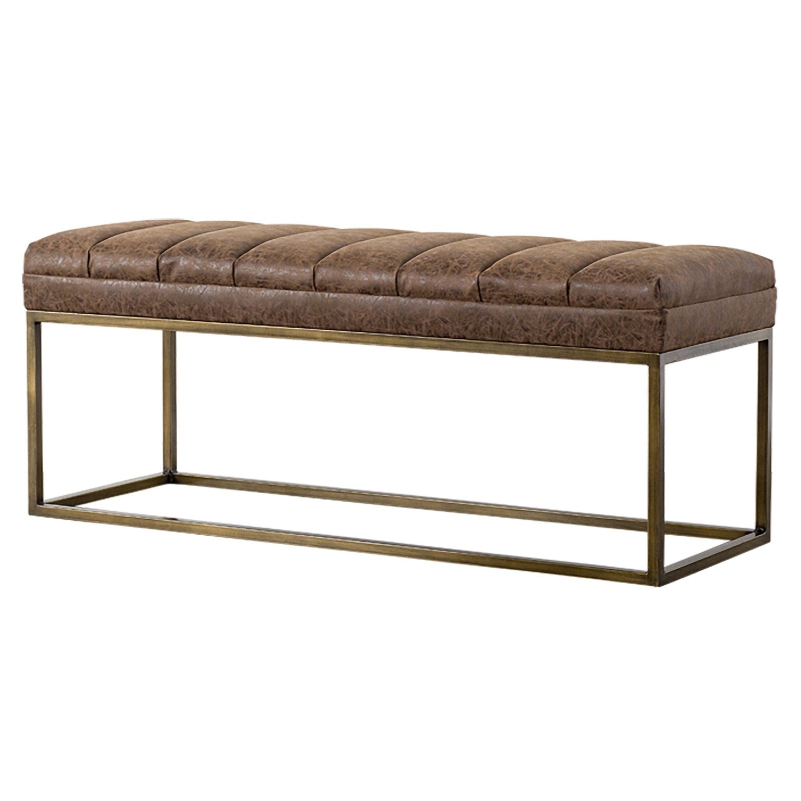 New Pacific Direct Darius PU Leather Bench  - 3900030-NCE