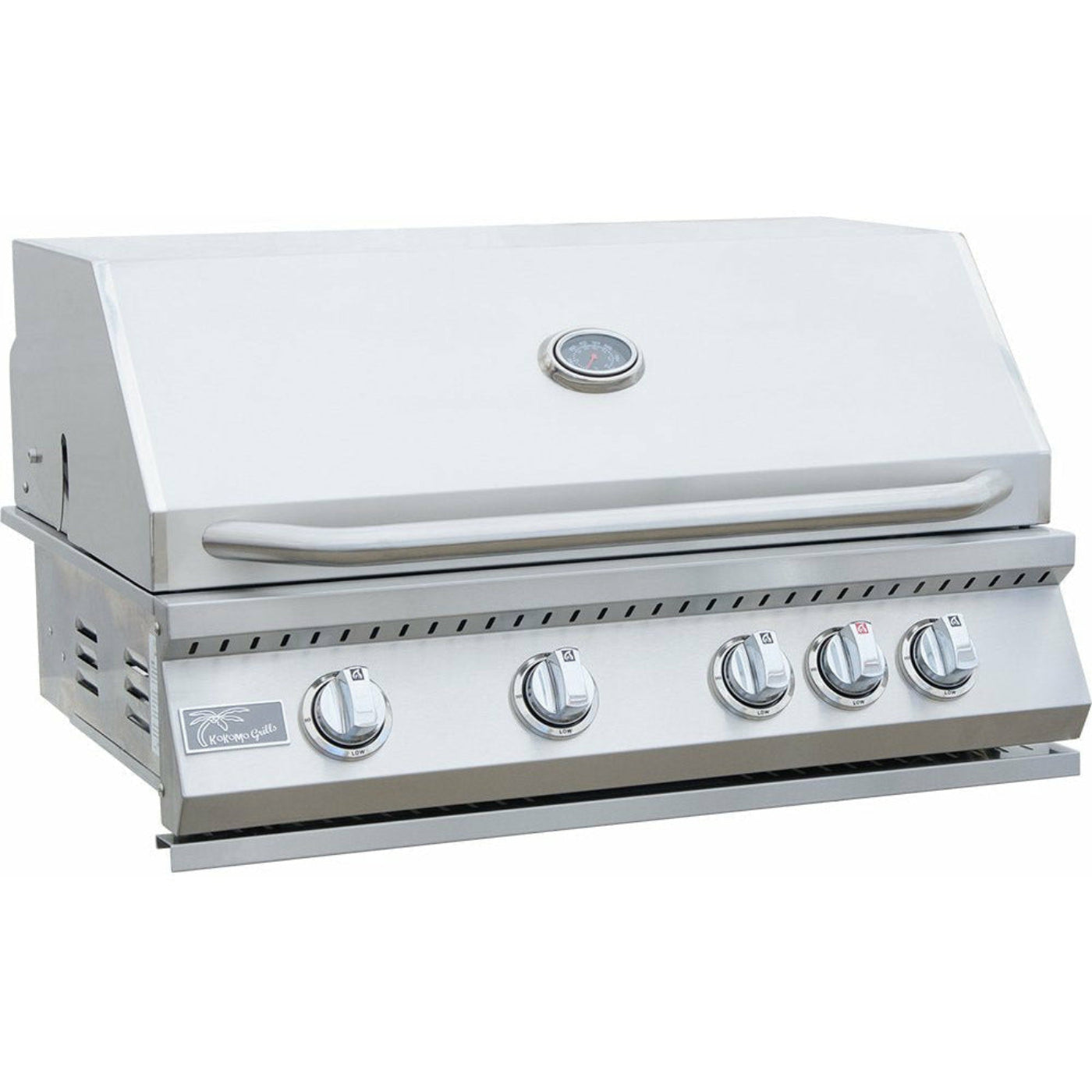 KOKOMO 7 PIECE OUTDOOR KITCHEN PACKAGE DEAL! - KO-4BG-GRDL-CMBO-FRG-VT-IRSB-CVR