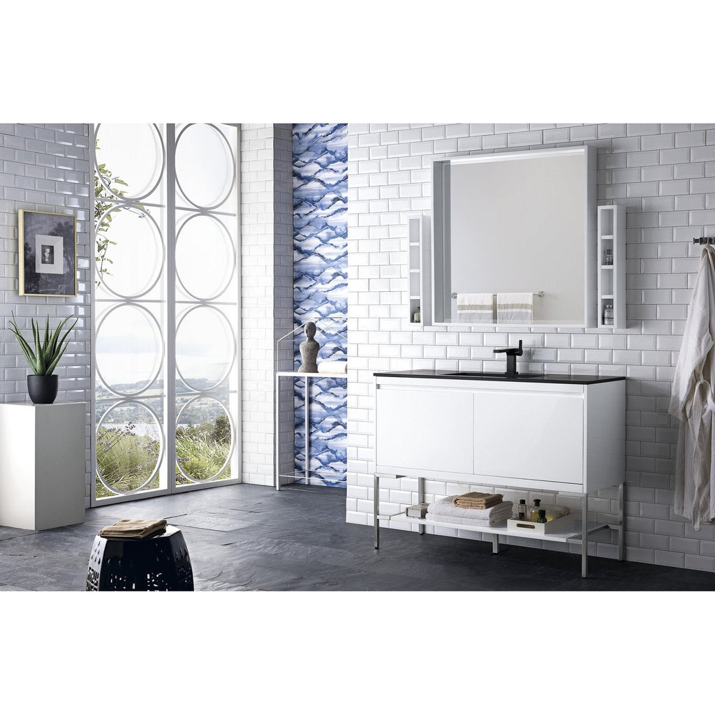 James Martin Vanities Milan 47.3" Single Vanity Cabinet - 801V47.3GWRGDCHB
