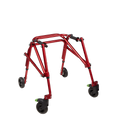 Tru Grit Klip 4 Wheeled Lightweight Walker/Gait Trainer – Small Red - 1770266655083_759