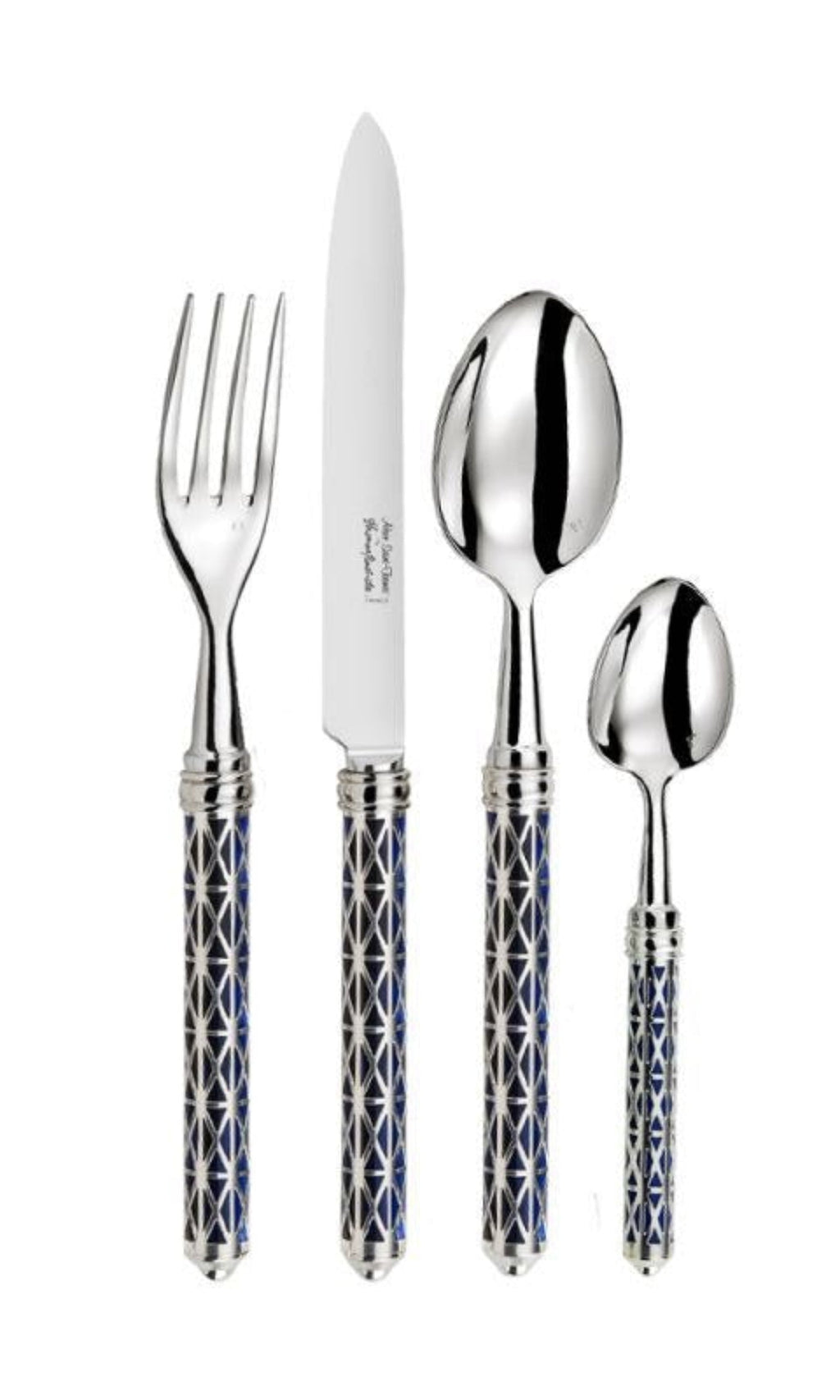 Char-Griller Louxor Silver & Dark Blue Soup Ladle - 1769848237687_824
