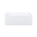 Voltaire 54 x 30 Skirted Right Drain Soaking Apron Bathtub in Glossy White with