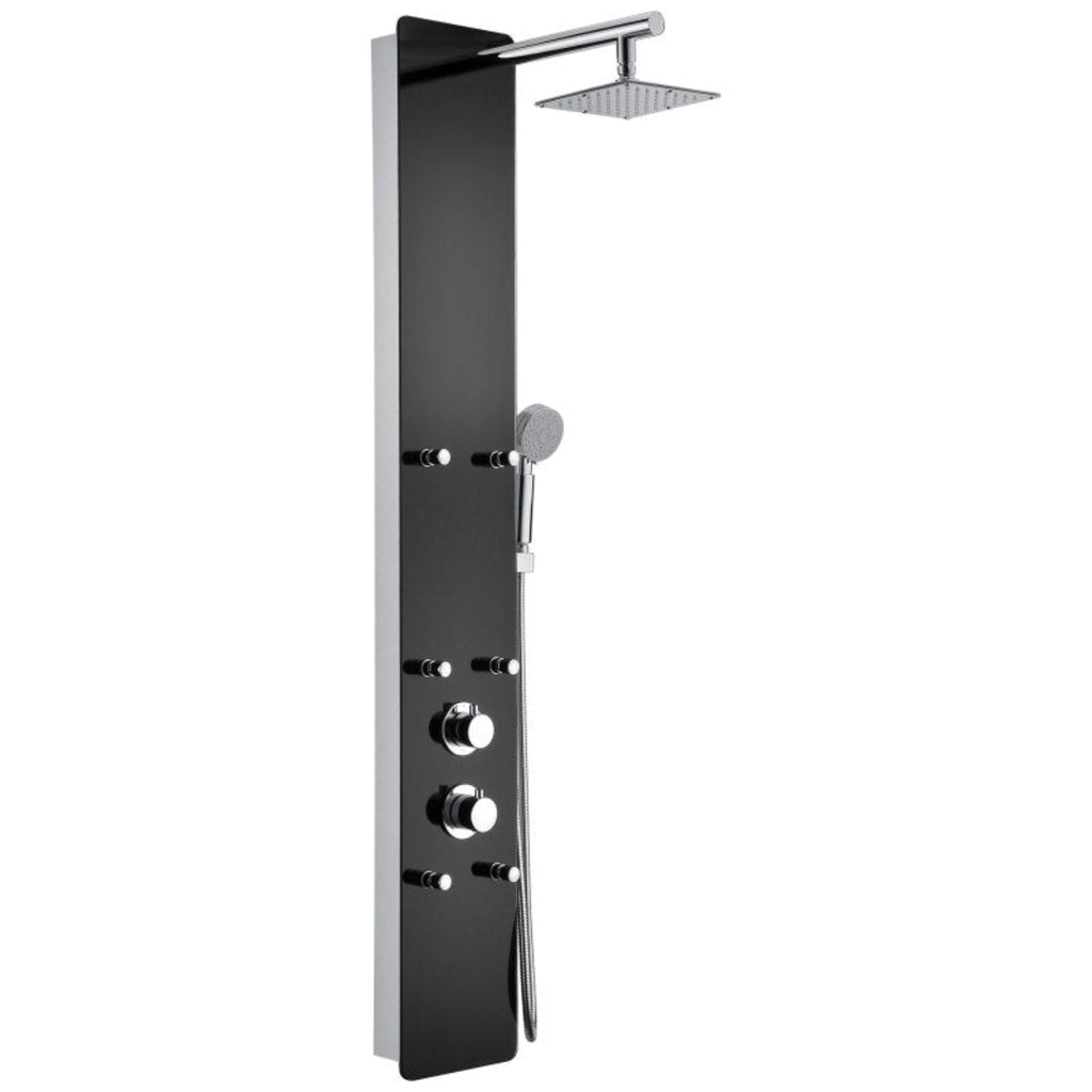 Tru Grit Melody 59 in. 6-Jetted Full Body Shower Panel System with Heavy Rain Shower and - 1770270778692_292