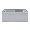 Char-GrillerVoltaire 60" x 32" Left-Hand Drain Alcove Bathtub with Apron and Armrest in Matt - 1769836495859_949