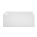 Char-Griller Voltaire 60" x 30" Right Drain Skirted Soaking Bathtub with Apron ADA Height in - 1769836519635_366