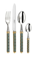 Louxor Gold & Blue 5-Piece Place Setting - - 1769848363925_170