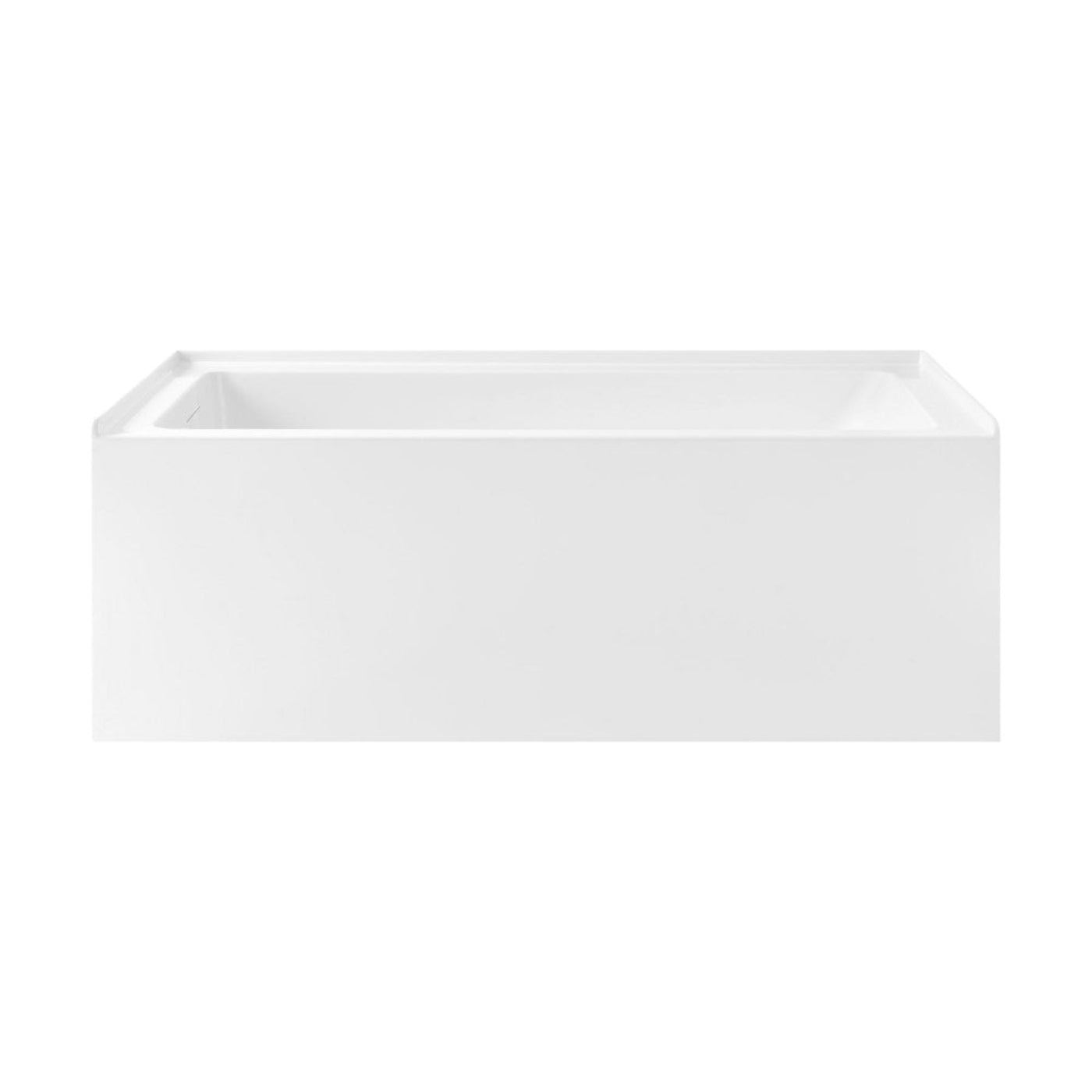 Char-Griller Voltaire 60 x 30 Skirted Left Drain Soaking Apron Bathtub in Glossy White with I - 1769844542470_203