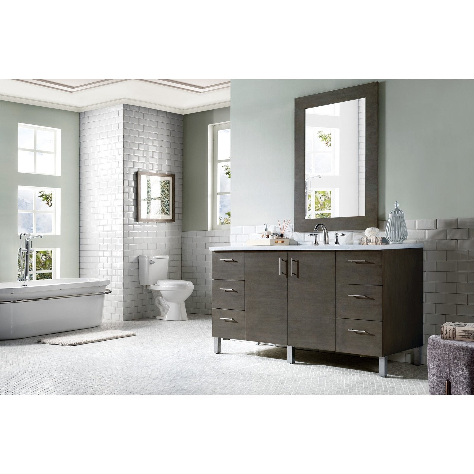 James Martin Vanities Metropolitan 60" Single Vanity -  850-V60S-SOK-3CAR