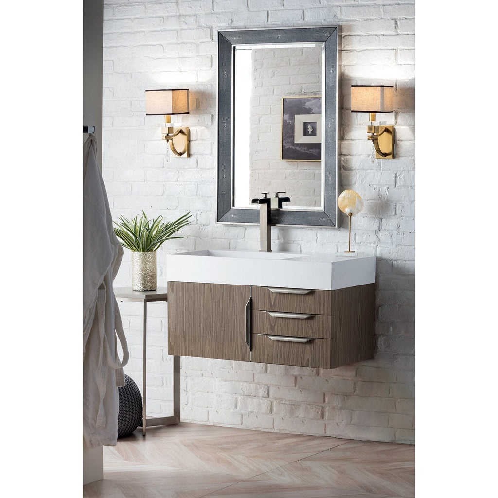 James Martin Vanities Mercer Island 36" Single Vanity - 389-V36-AGR-G-DGG