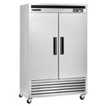 Maxx Cold Double Door Reach-In Freezer, Bottom Mount, 54"W, 49 cu. ft. Storage Capacity, in Stainless Steel - MCF-49FDHC