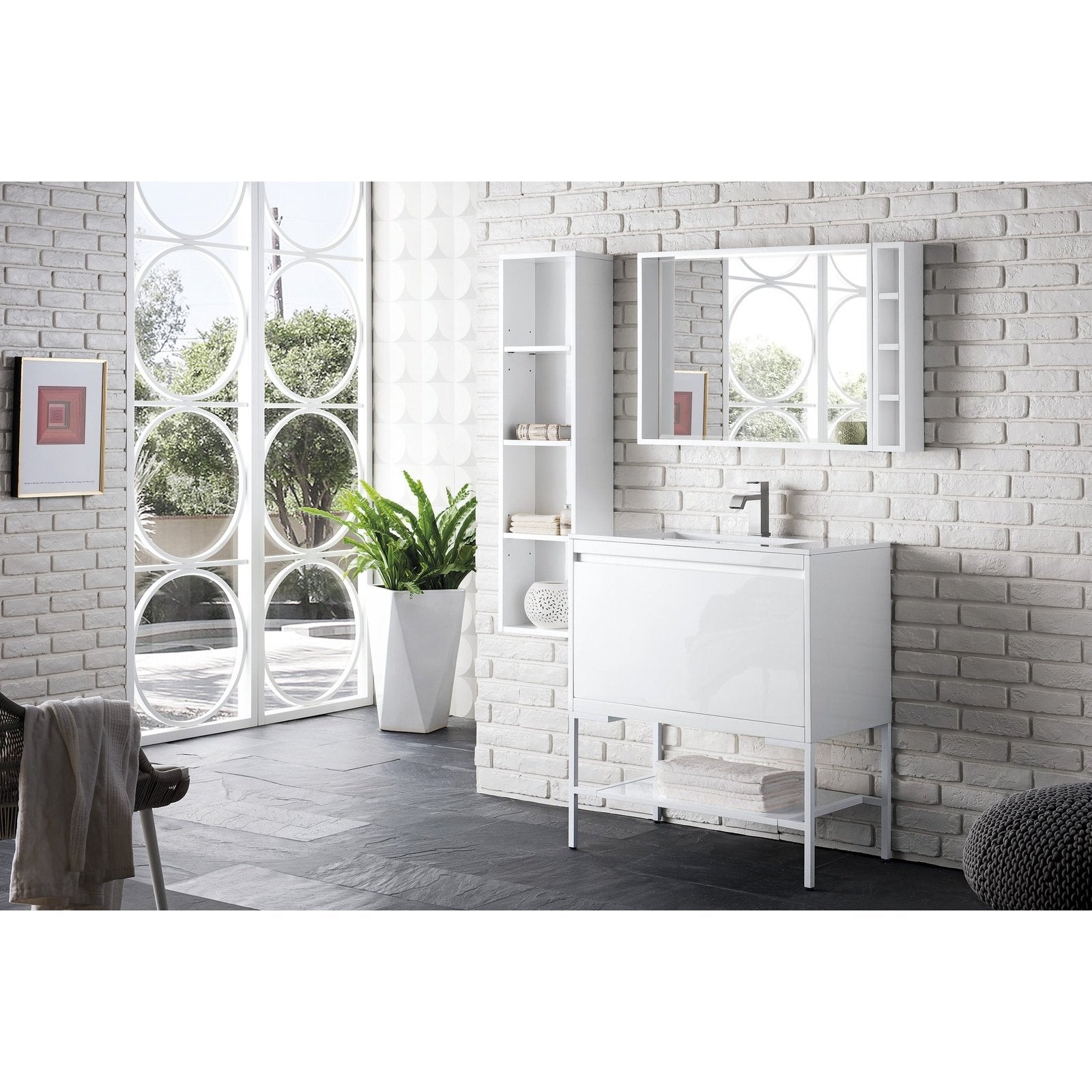 James Martin Vanities Milan 31.5" Single Vanity Cabinet - 801V31.5GWRGDCHB