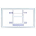 First Team 42" X 72" (1/2" Thick) Framed Acrylic Backboard w/FT42-HFM FT222H