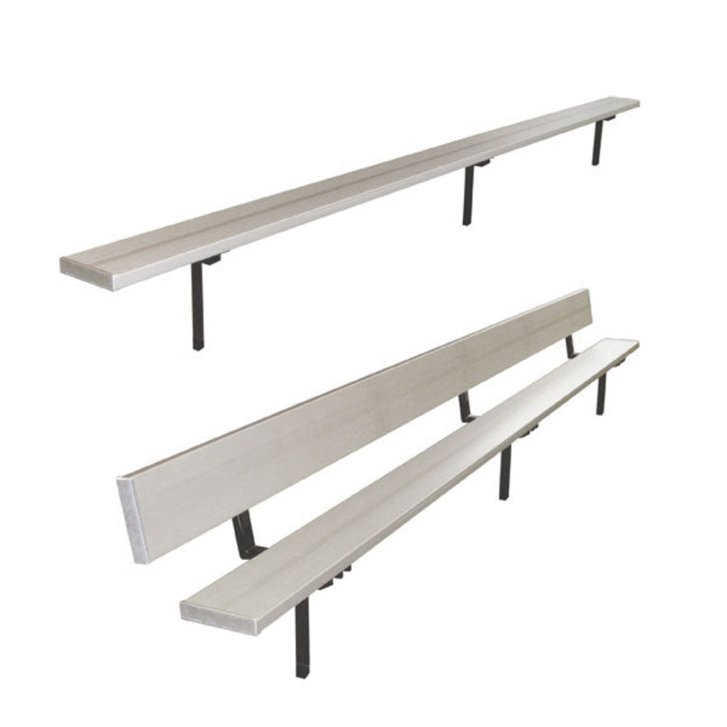 Bleacher Teammate Fixed Outdoor Player Benches