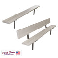 Bleacher Teammate Fixed Outdoor Player Benches