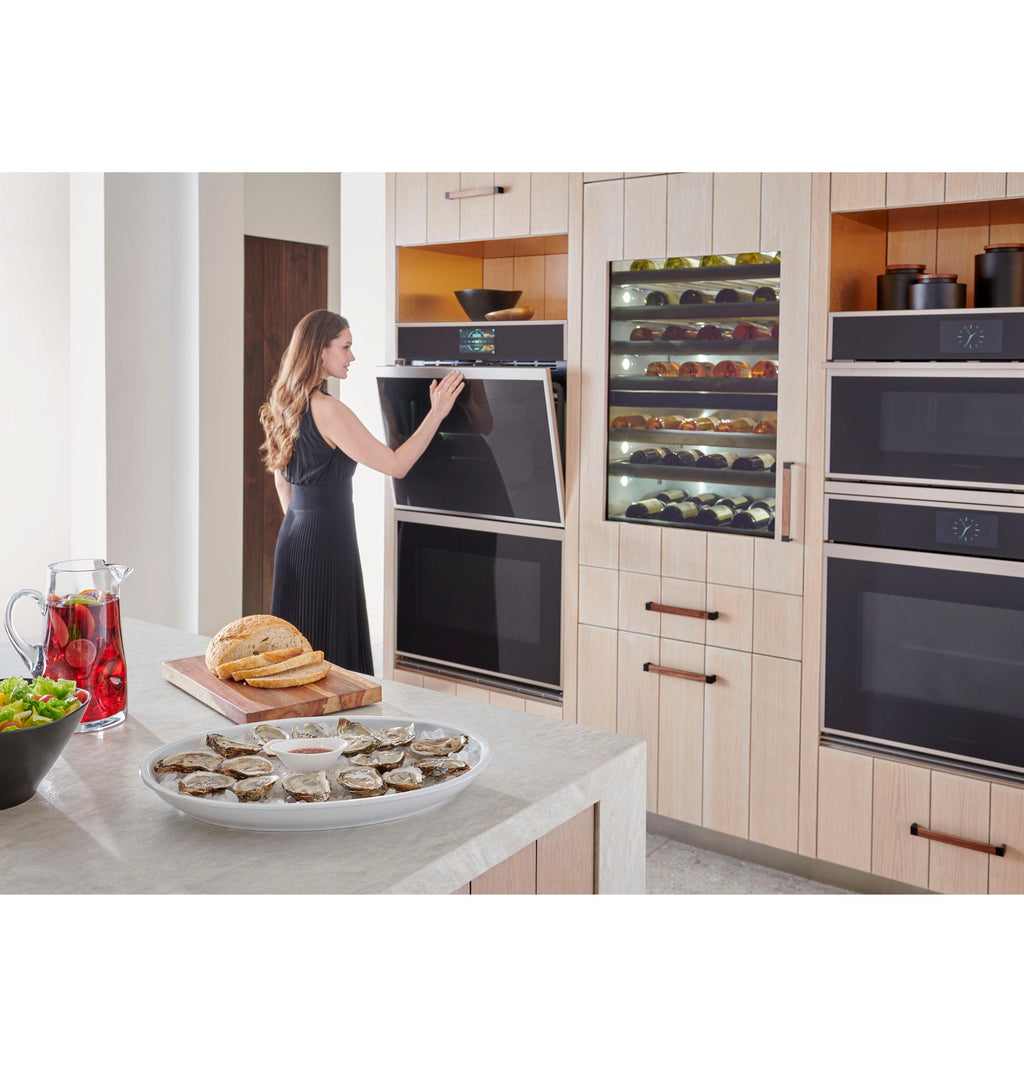 MONOGRAM Monogram 30" Minimalist Double Wall Oven in Stainless Steel - ZTD90DSSNSS
