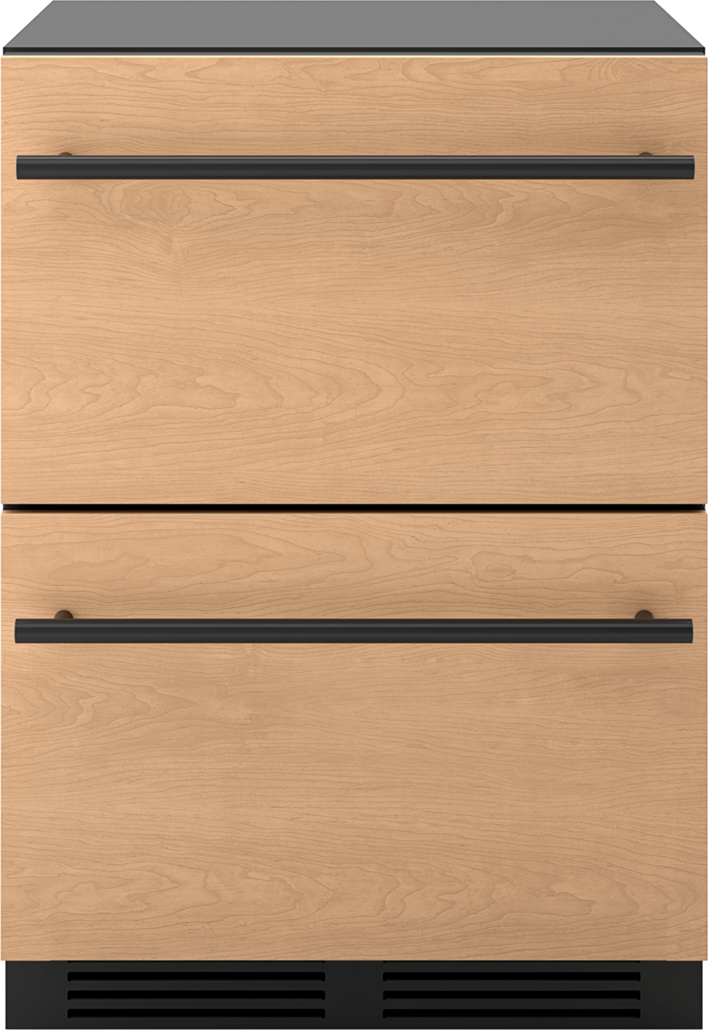 ZEPHYR Presrv Refrigerator Drawers, 24in Compact, Panel Ready, 2 Zone Custom Panel Ready - PRRD24C2AP