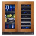 XO APPLIANCE XOU30BWDDGO 30" Beverage/Wine Double Door Panel Ready Glass Custom Panel Ready- XOU30BWDDGO