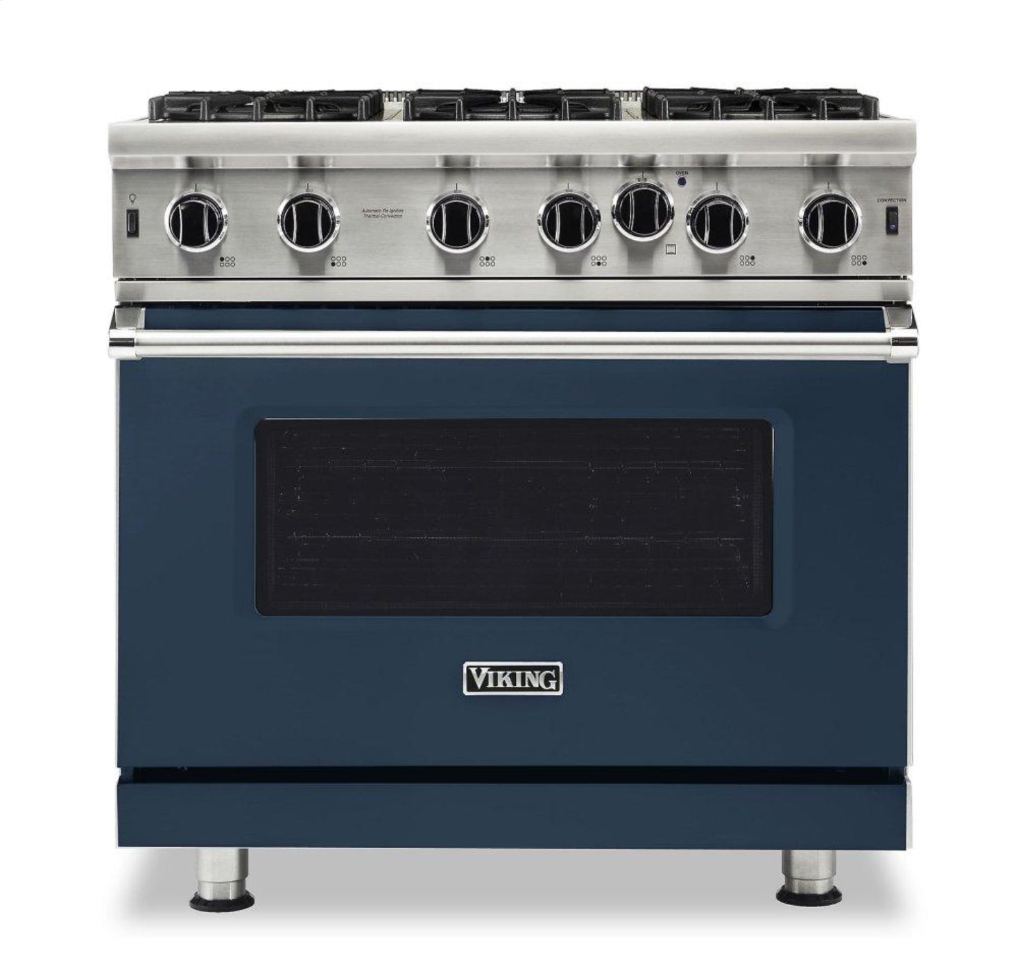 VIKING 36" Open Burner Gas Range Viking 5 Series Blue - VGIC53626BSBLP