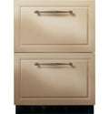 MONOGRAM Monogram 24" Panel-Ready Double-Drawer Refrigerator Custom Panel Ready - ZIDI240HII