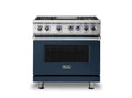 VIKING 36" Dual Fuel Range - VDR7362 Viking 7 Series Blue - VDR73624GSBLP