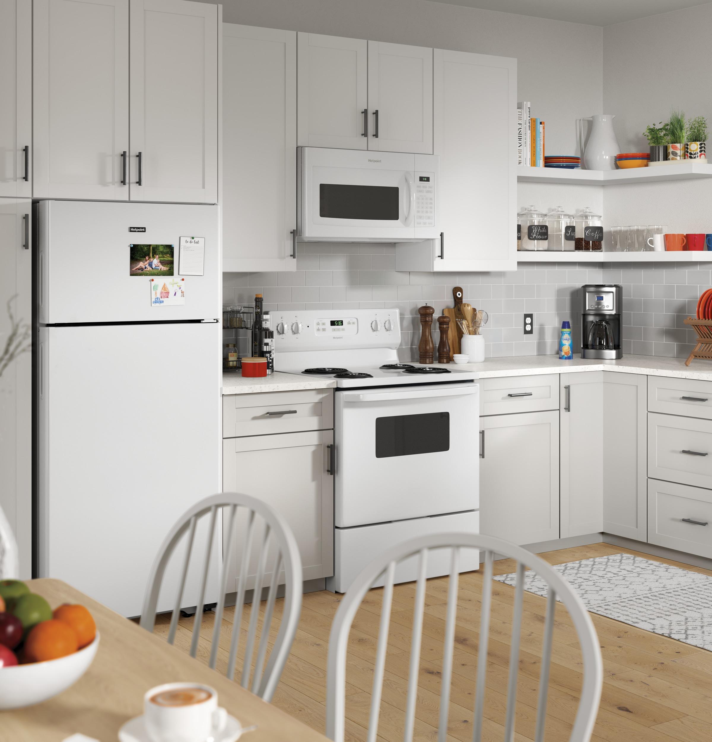 HOTPOINT RVM5160DHWW Hotpoint® 1.6 Cu. Ft. Over-the-Range Microwave Oven White
