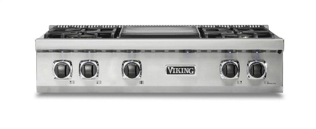VIKING 36" 5 Series Gas Rangetop in Stainless Steel - VRT5364GSS