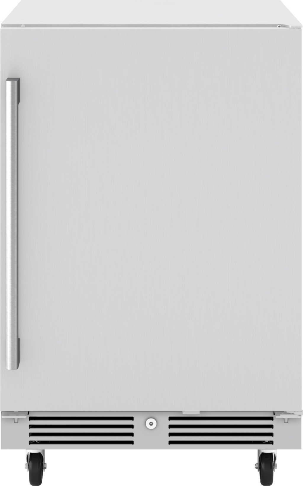 ZEPHYR Presrv Bev Outdoor Cooler, 24in UC, SS, Lock, 1Z in Stainless Steel - PRB24C01ASOD