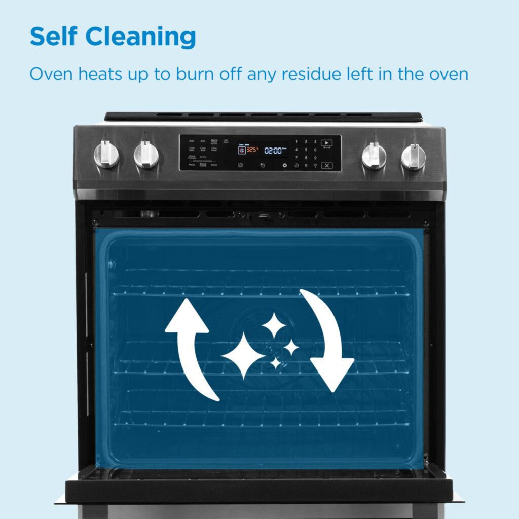 DANBY Danby 30"" Slide in Induction Range with LED Touch Control in Stainless Steel - DIRC300BSS