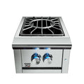 XO APPLIANCE XOGPOWER60KN 16" Power Side Burner 60,000 BTU NG in Stainless Steel - XOGPOWER60KN