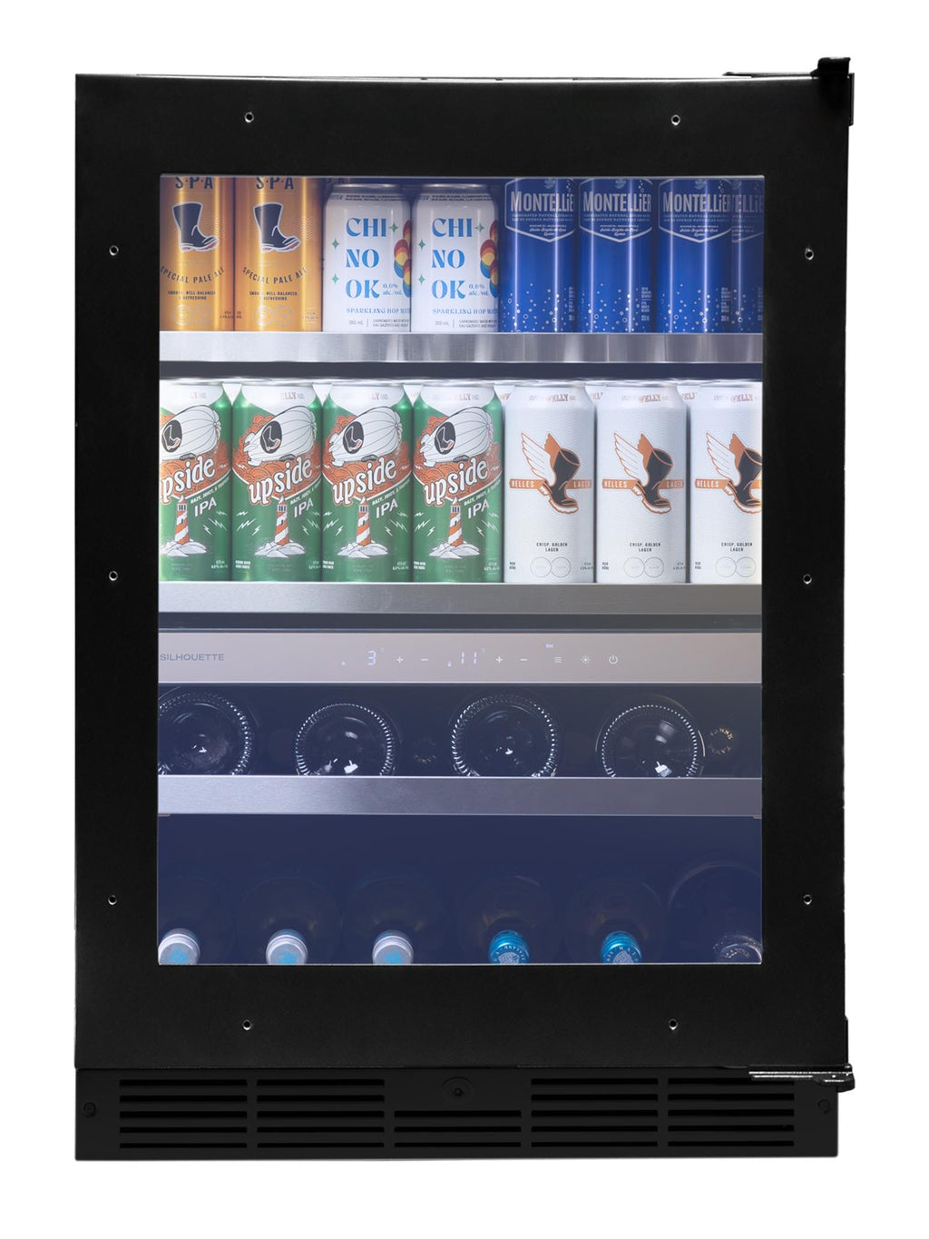 SILHOUETTE Silhouette Pro Gen 3 - 24" Built-in Wine and Beverage Center Panel-ready - SPRWBC052D3SSP