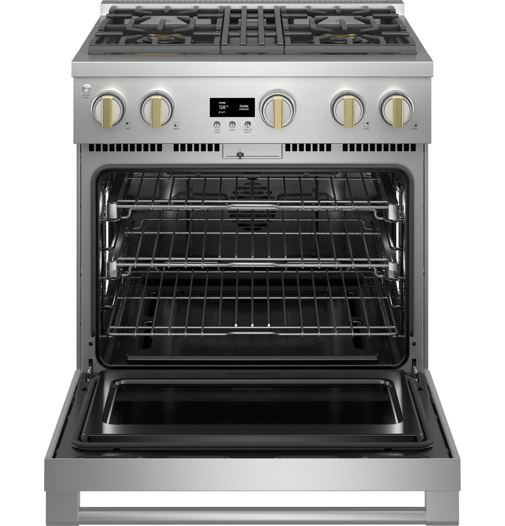 MONOGRAM Monogram 30" All Gas Professional Range with 4 Burners in Stainless Steel - ZGP304NTSS