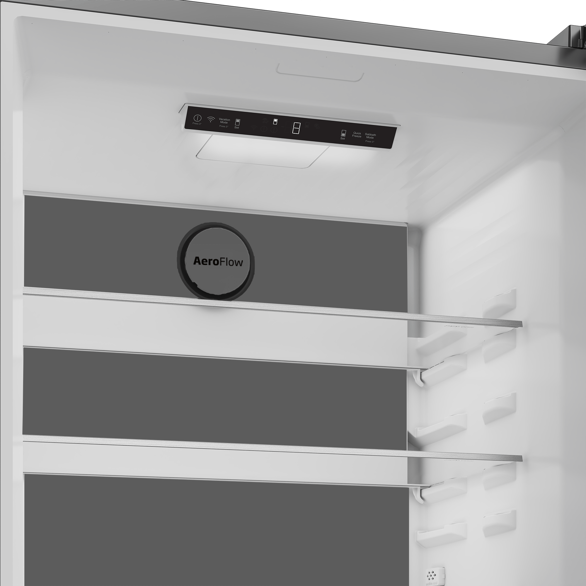 BEKO 30" Bottom Freezer Refrigerator with HarvestFresh in Stainless Steel - BFBD30216SS