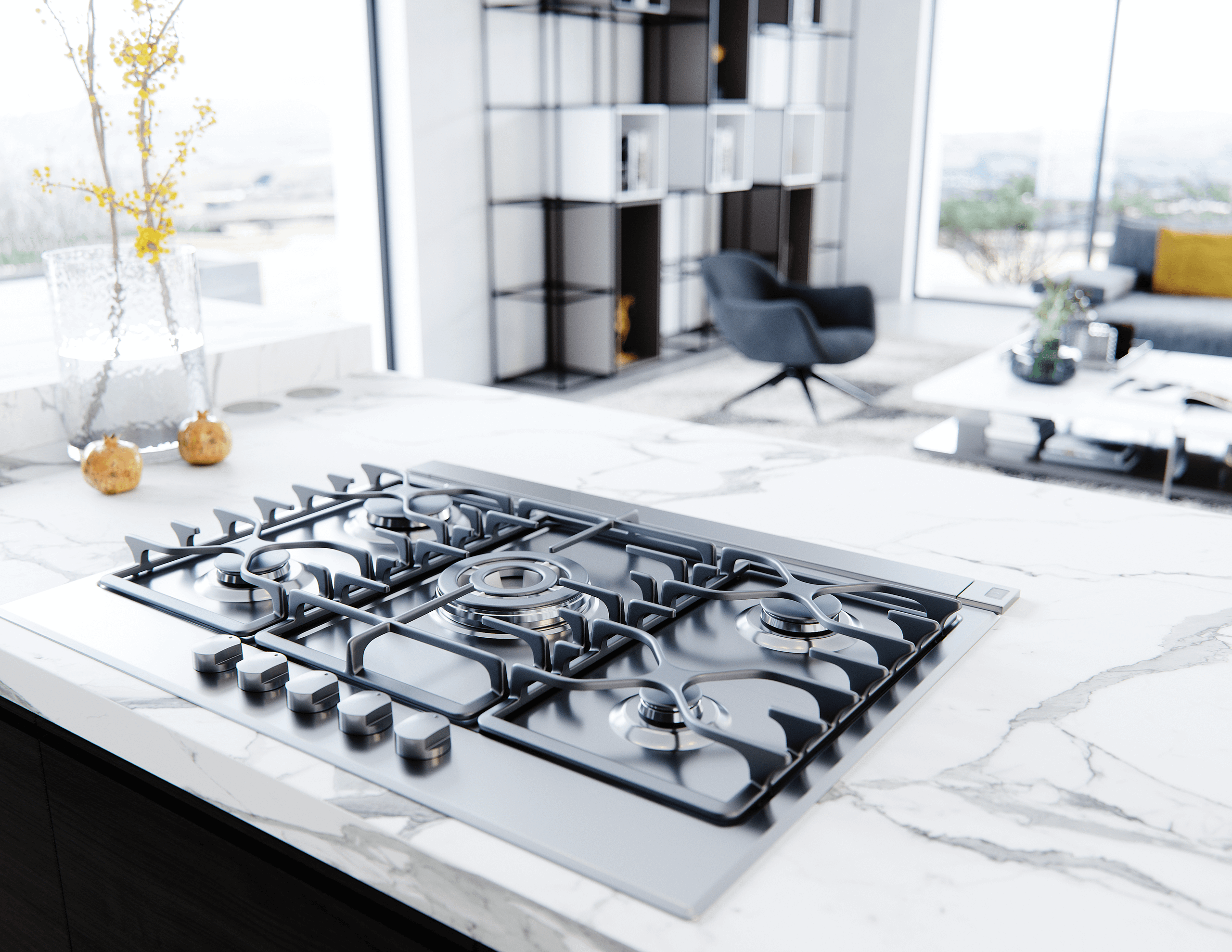 ZEPHYR Lift Downactive, 18" rise, 30" width in Stainless Steel - DLIE30ASX
