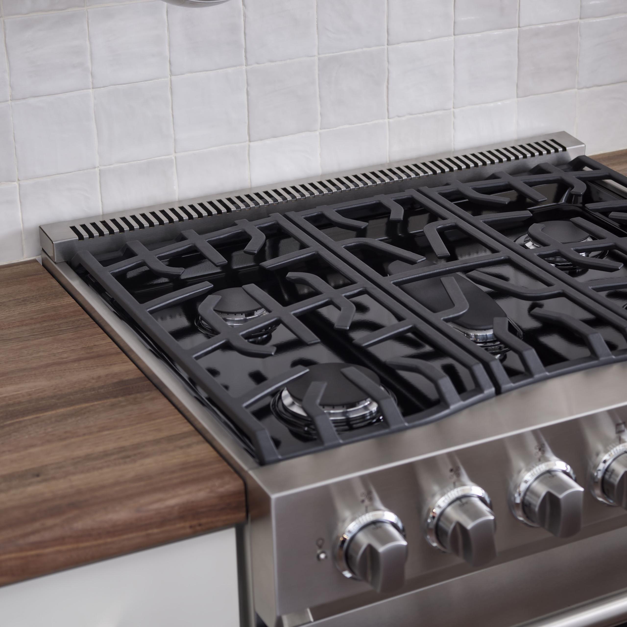 VIKING 30" Self-Cleaning Dual Fuel Range Viking 3 Series Gray - RVDR33025BNA