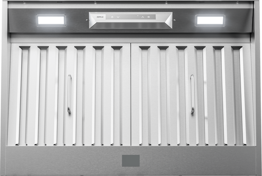 ZEPHYR Monsoon Connect, 30in, SS, LED, ACT in Stainless Steel - AK9428BS