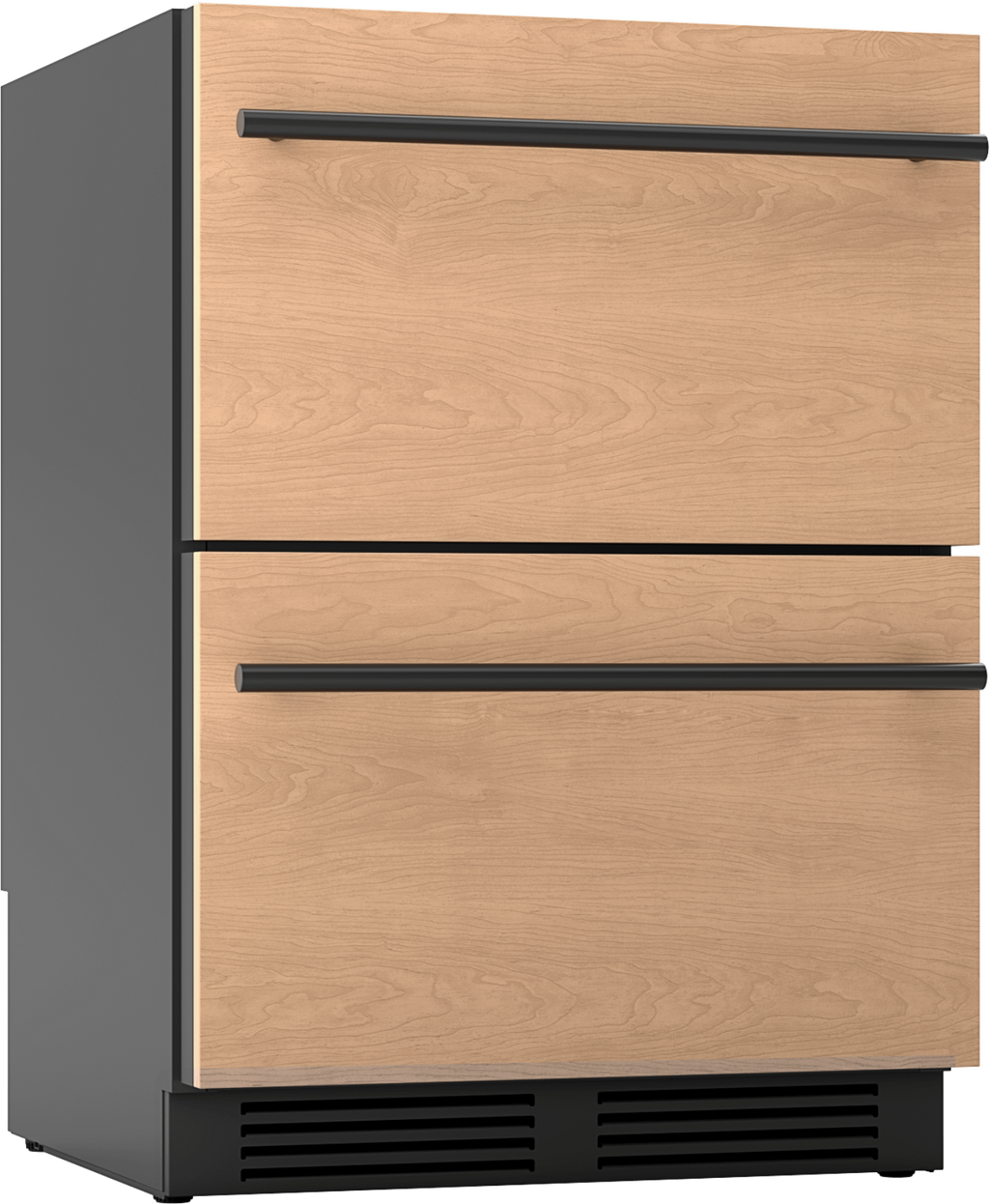 ZEPHYR Presrv Refrigerator Drawers, 24in Compact, Panel Ready, 2 Zone Custom Panel Ready - PRRD24C2AP