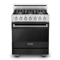 VIKING 30" Self-Cleaning Dual Fuel Range Viking 3 Series Black - RVDR33025BCSLP
