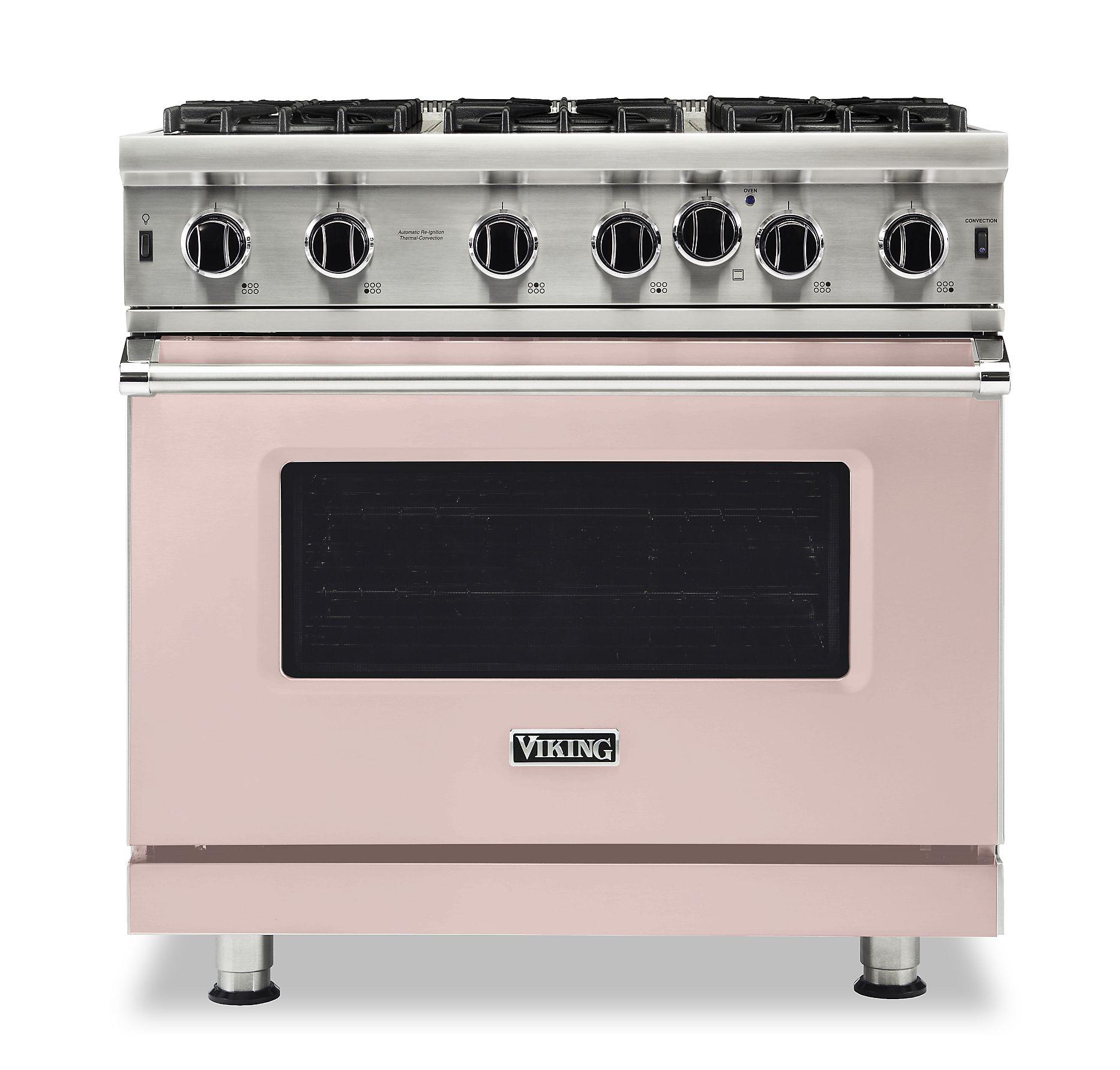 VIKING 36" Open Burner Gas Range Viking 5 Series Pink - VGIC53626BBH