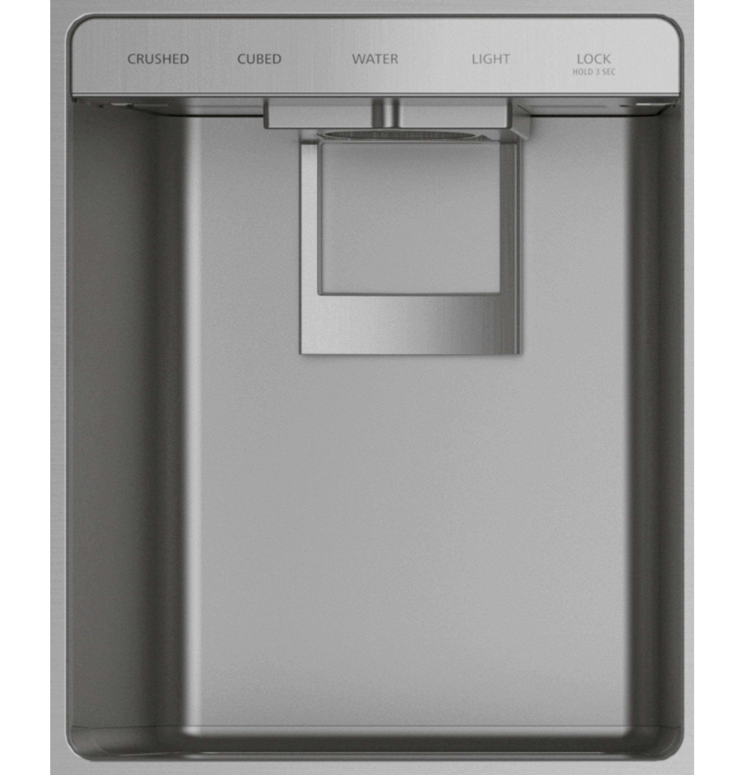 MONOGRAM Monogram 48" Built-In Side-by-Side Refrigerator with Dispenser in Stainless Steel - ZISS480DNSS