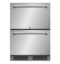 XO APPLIANCE XOU24ORDS 24" Outdoor Refrigerated Drawers Solid in Stainless Steel - XOU24ORDS