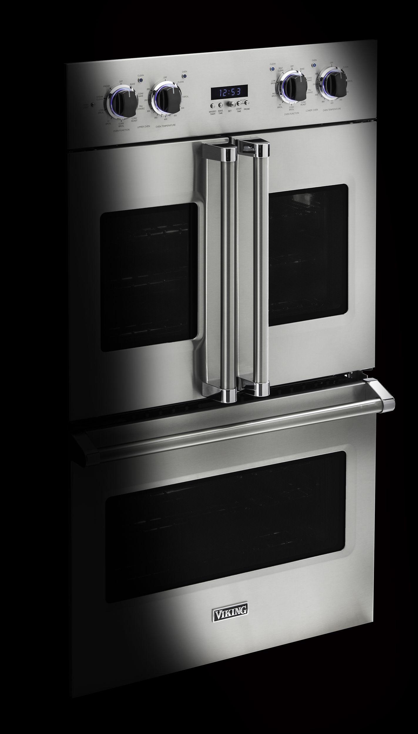 VIKING 30" Electric Double French-Door Oven Gray - VDOF7301MA