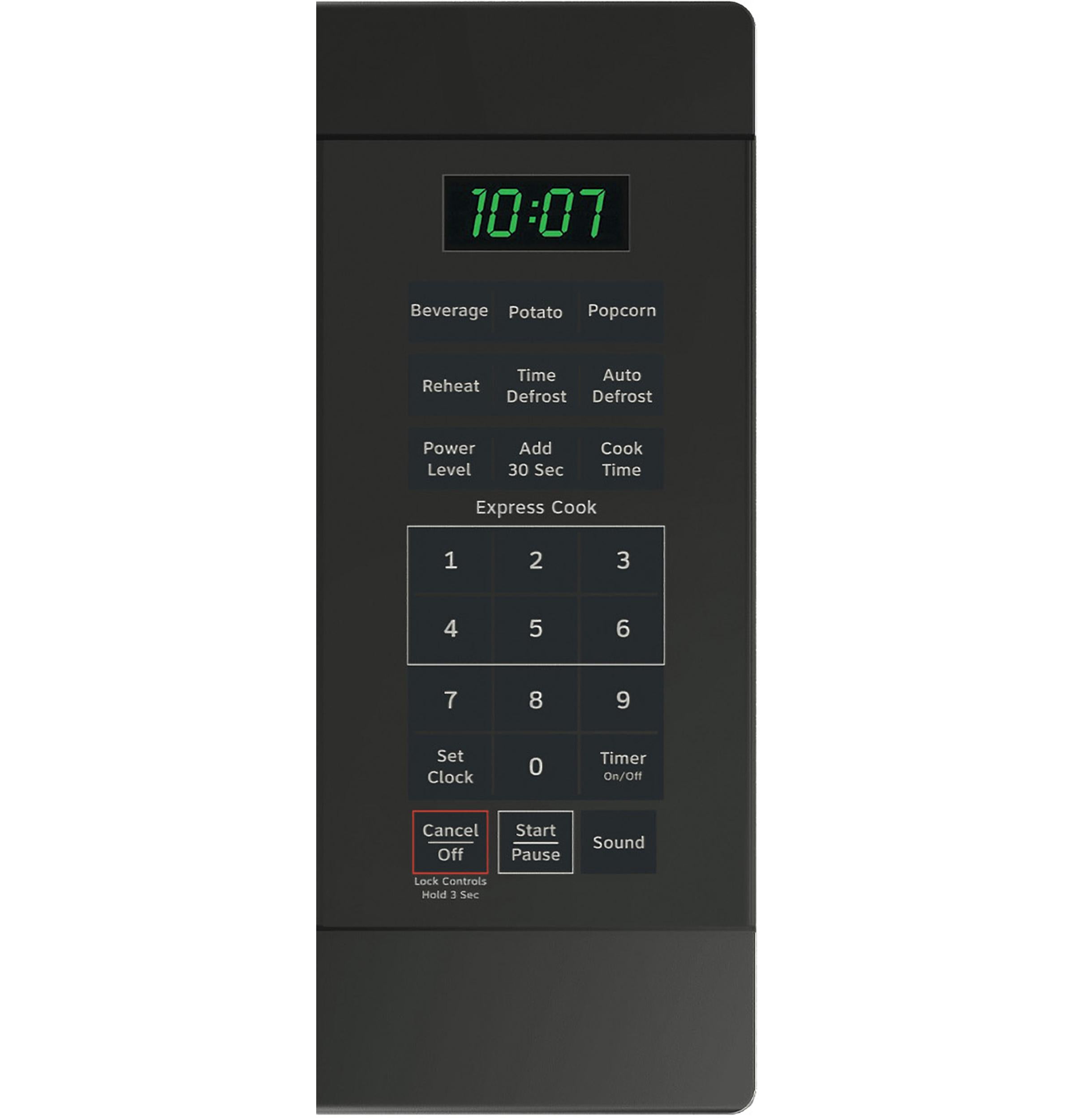 HOTPOINT RES1072DTBB Hotpoint® 0.7 Cu. Ft. Capacity Countertop Microwave Oven Black